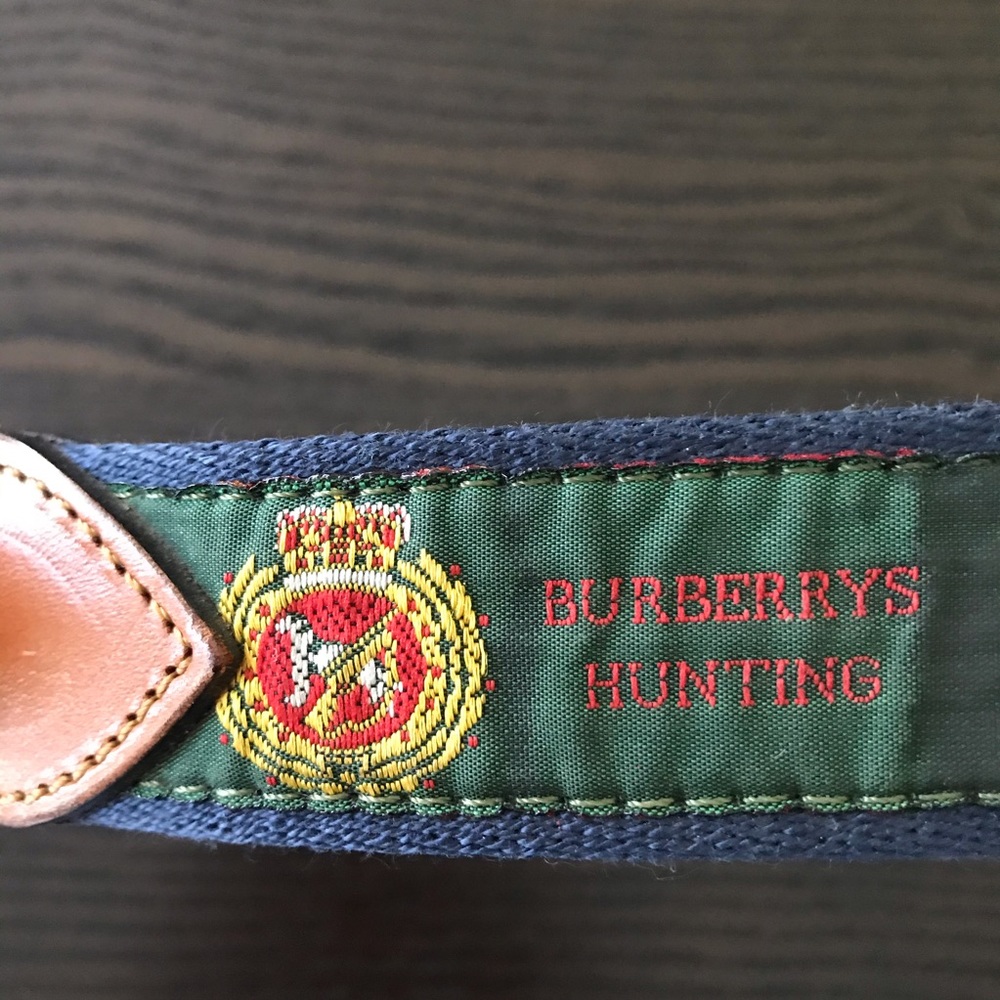 VINTAGE BURBERRY’S RARE! HUNTING BELT - Picture 10 of 13